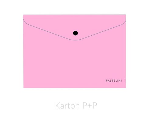 Karton P+P Psaníčko s drukem A5 PASTELINI růžová