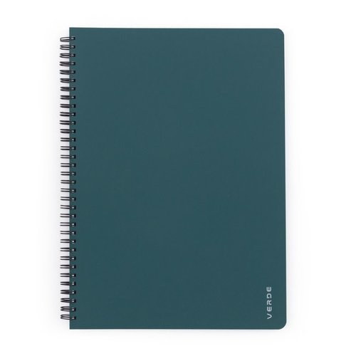 Twin wire blok A4 PP VERDE zelen