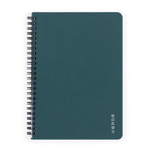Twin wire blok A5 PP VERDE zelen