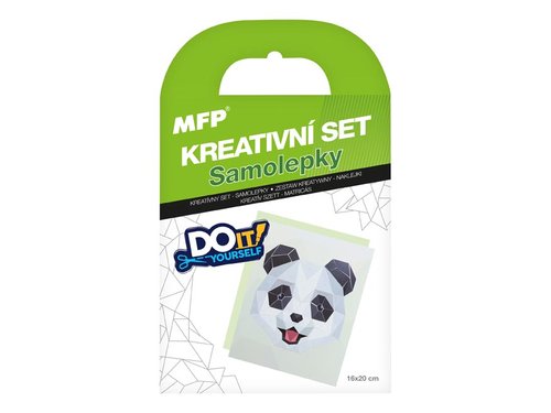 Kreativn set - samolepky panda