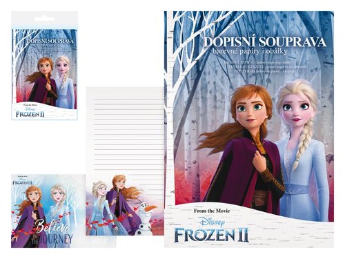 MFP Dopisní papír barevný LUX 5+10 Disney (Frozen)