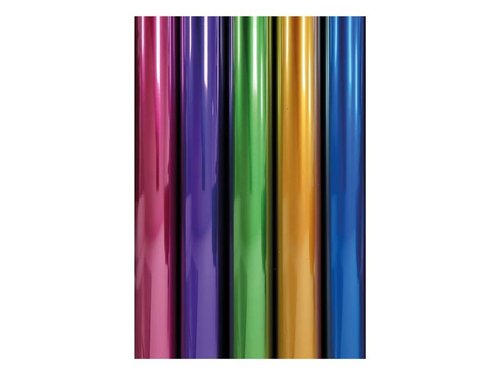 Celofn transparent barevn - role 500x70cm mix barev