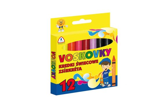 Voskovky MFP 12 barev - trojhrann