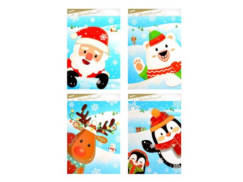 Okenn flie vnoce glitr VA025 20x30cm