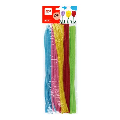 APLI modelovac drtky Bright, 30 cm, mix neonovch barev