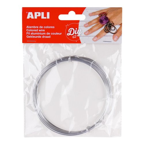 APLI modelovac drt, 1,5 mm x 5 m, stbrn