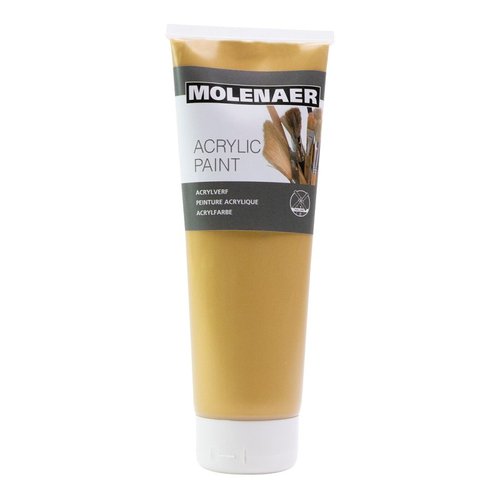 Molenaer akrylov barva Molenaer, 250 ml, zlat
