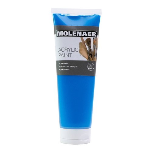 Molenaer akrylov barva Molenaer, 250 ml, modr