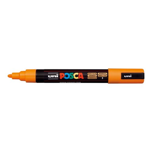 Posca popisova PC-5M, 1,8 - 2,5 mm, jasn lut (3)