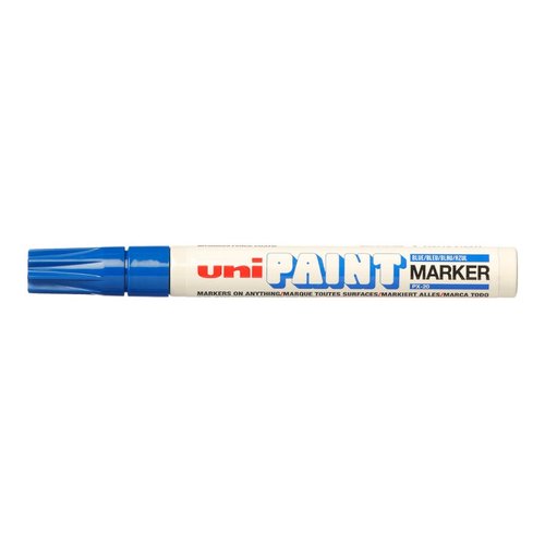 UNI PX-20 lakov popisova, 2,2 - 2,8 mm, modr