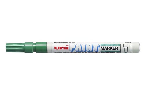 UNI PX-21 lakov popisova, 0,8 - 1,2 mm, zelen