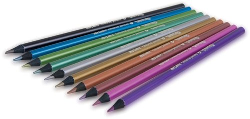 Colorino pastelky kulat metalick, 10 barev