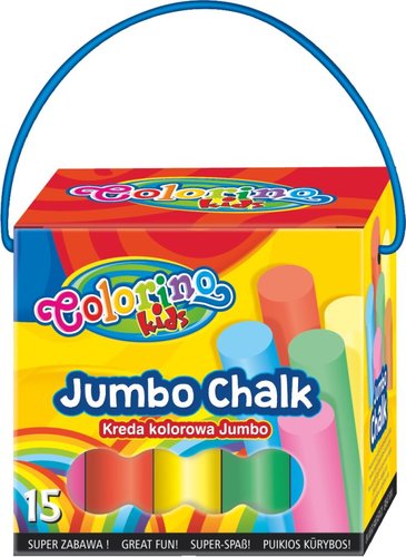 Colorino kdy chodnkov JUMBO, O 2,2 cm, box s uchem, 8 barev