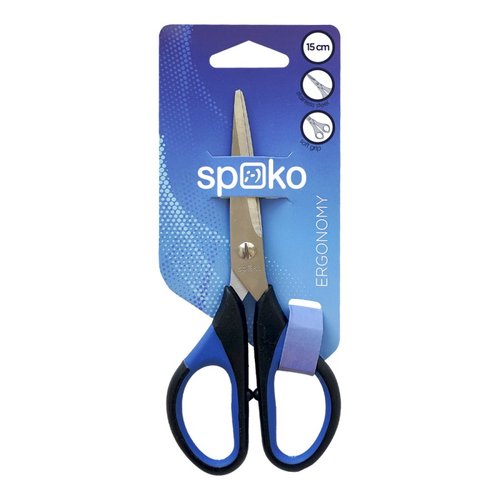 Spoko nky kancelsk Ergonomy, 15 cm, symetrick, ernomodr