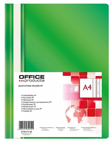 Office Products rychlovaza, A4, PP, 100/170 m, zelen