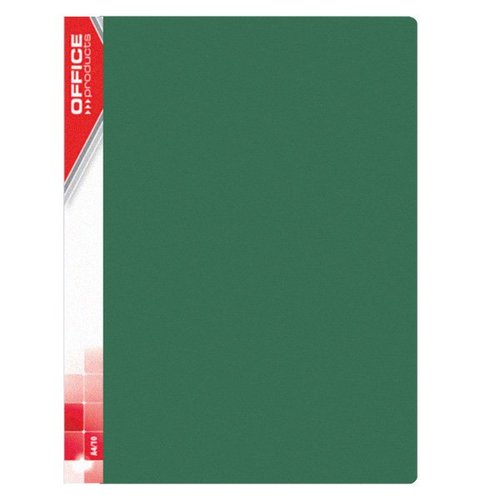 Office Products katalogov kniha, A4, PP, 20 kapes, zelen