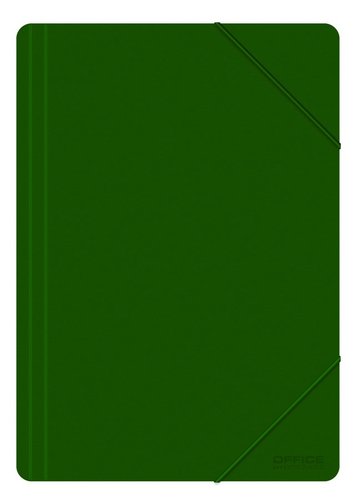 Office Products spisov desky s gumikou, A4, PP, 500 m, zelen