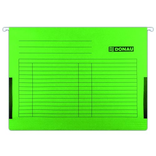 DONAU zvsn desky s bonicemi, A4, karton, zelen