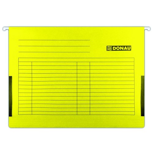 DONAU zvsn desky s bonicemi, A4, karton, lut