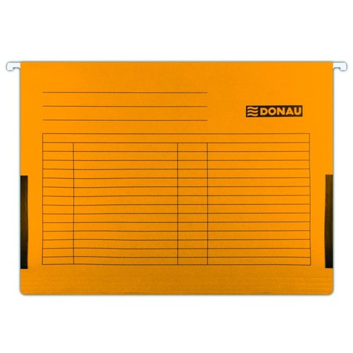 DONAU zvsn desky s bonicemi, A4, karton, oranov