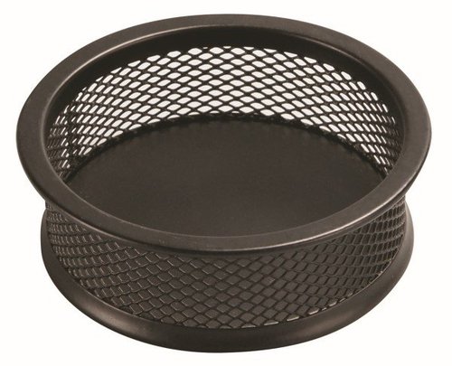 DONAU miska na sponky Office Set, O 90 mm, vka 32 mm, kov, ern