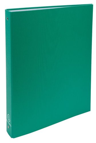 Exacompta 4kroukov poada, A4 maxi, hbet 40 mm, pevn lepenka, zelen