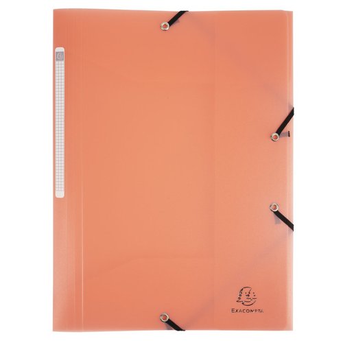 Exacompta spisov desky s gumikou Pastel, A4 maxi, PP, korlov