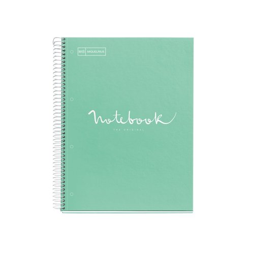 Miquelrius poznmkov blok Emotions NB-1, A4, 90 g, karton, 80 list, teky, men