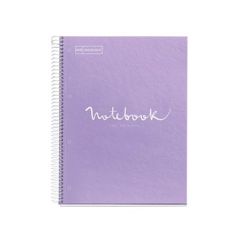 Miquelrius poznmkov blok Emotions NB-1, A4, 90 g, karton, 80 list, teky, lev