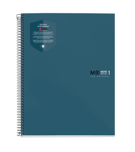 Miquelrius poznmkov blok Antiviral, A5, 90 g, karton, 80 list, linka, ocean