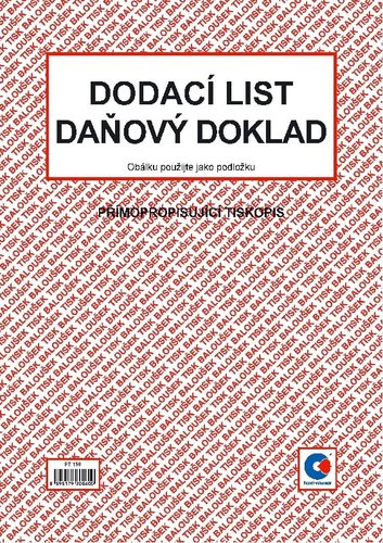 Dodac list - daov doklad A4