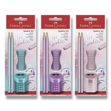 Grafitov tuka Faber-Castell Sparkle - perleov odstny set 4 ks, mix barev