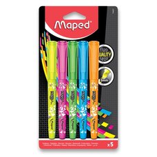 Zvrazova Maped Fluo Peps Pen - souprava, 5 ks