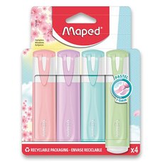 Maped Zvrazova Fluo Peps Pastel 4 ks