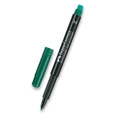 Faber-Castell Permanentn popisova 1525 M zelen