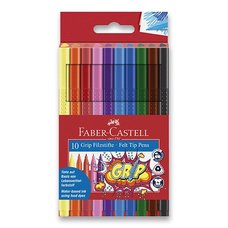 Faber-Castell Dtsk fixy Grip 10 barev