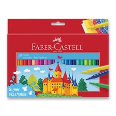 Dtsk fixy Faber-Castell Castle 50 barev