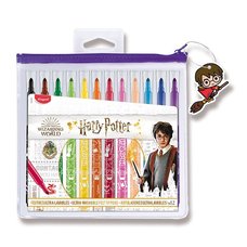 Dětské fixy Maped Color&#039;Peps Harry Potter 12 barev, pouzdro na zip