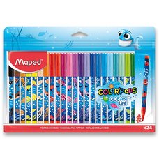Dtsk fixy Maped Color&#039;Peps Ocean Life Decorated 24 barev