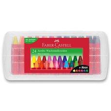 Voskovky Faber-Castell trojhrann Jumbo 24 barev