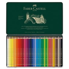 Faber-Castell Pastelky Polychromos plechov krabika, 36 barev