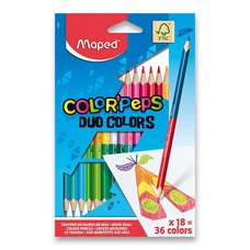 Pastelky Maped Color&#039;Peps Duo - oboustrann pastelky, 36 barev
