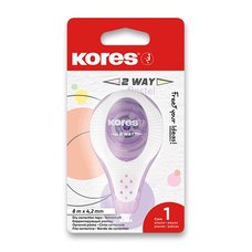 Korekn strojek Kores 2 Way Pastel 4,2 mm x 8 m, mix barev