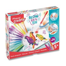 Sada Maped Creativ Blowpen PopArt Foukac pero 24 barev