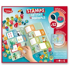 Sada Maped creativ Stamps Alphabet &amp; Animals 26 + 26 ks raztek