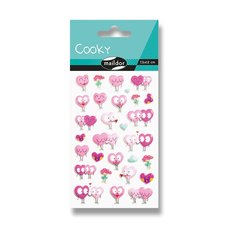 Samolepky Maildor 3D Cooky Zamilovan srdka