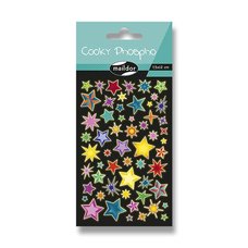 Samolepky Maildor 3D Cooky Phospho Hvzdy