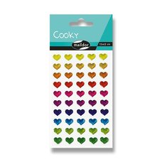 Samolepky Maildor 3D Cooky Vcebarevn srdce
