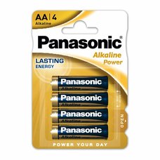 Baterie Panasonic Alkaline Power - AA, 4 ks