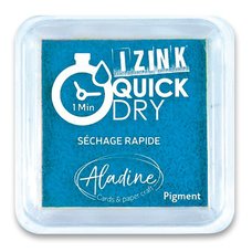 Razítkovací polštářek Aladine Izink Quick Dry tyrkysová
